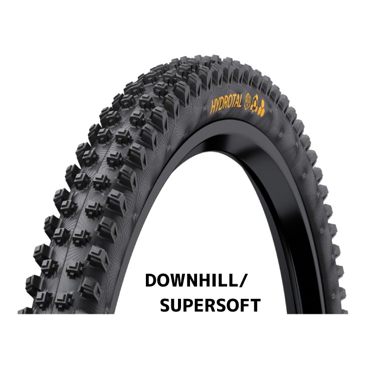 (正規品)Continental コンチネンタル HYDROTAL ハイドロタル DOWNHILL SUPERSOFT ブラック(1本)タイヤ