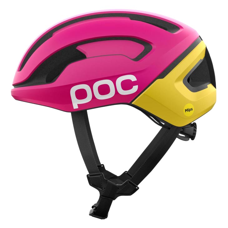 poc ポック OMNE AIR WF MIPS(ASIAN FIT)オムネ エア ワイドフィット ミップス Rhos Red Matt/Citrine Yellow Matt(JCF公認)ヘルメット