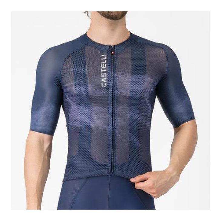 Rakuten - (即納)CASTELLI カステリ CLIMBER'S A/C JERSEY クライマーズ A/C 半袖ジャージ(型番：4526014)ベルジャンブルー/ウィンタースカイ メンズ ウェア