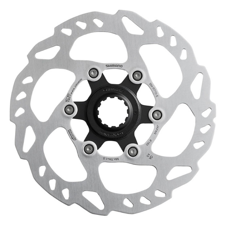 (即納)SHIMANO シマノ SM-RT70 ディスクブレーキローター 160mm センターロック ロックリング付属 内セレーションタイプ (4524667687061)