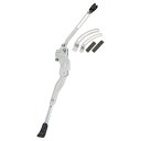 (即納)GIZA ギザ YRA-59 ADJUSTABLE SIDE STAND アジャスタブルサイドスタンド シルバー 26 ～29 用 駐輪スタンド(KSS04901)(4935012350606)