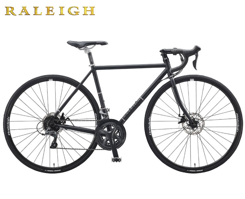 (選べる特典付) RALEIGH ラレー CRB Carlton-B カールトンB マットアイアンブラック 16段変速 ロードバ..