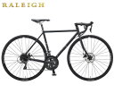 選べる特典付 RALEIGH ラレー CRB Carlton-B カールトンB マットアイアンブラック 16段変速 ロードバイク