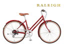 (選べる特典付) RALEIGH ラレー CLB-S Club Sport-S クラブスポーツ-S キャニオンレッド 8段変速 クロスバイク