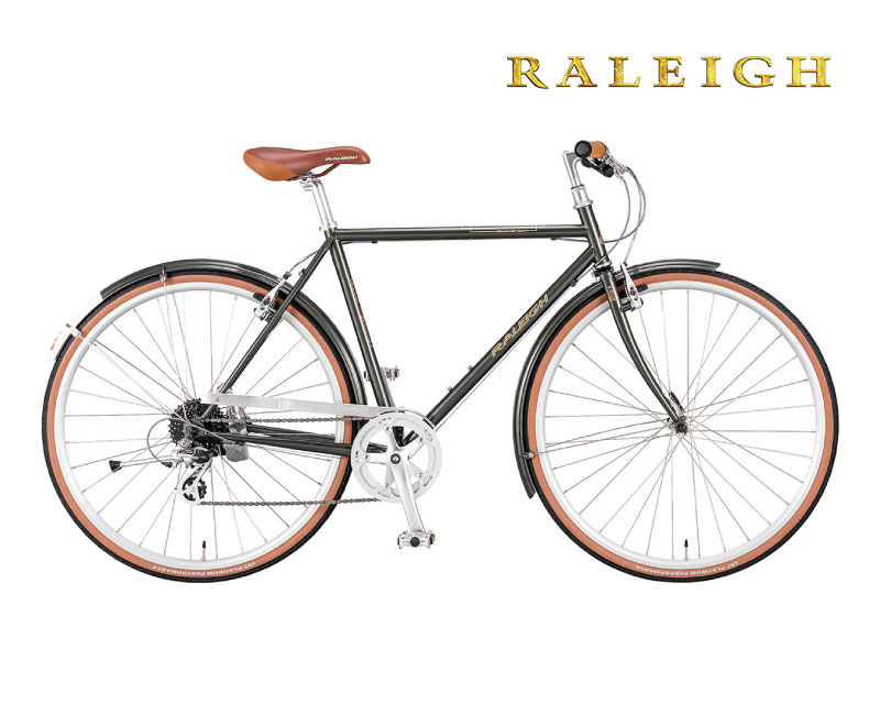 選べる特典付 RALEIGH ラレー CLB Club Sport クラブスポーツ アガトグリーン 8段変速 クロスバイク