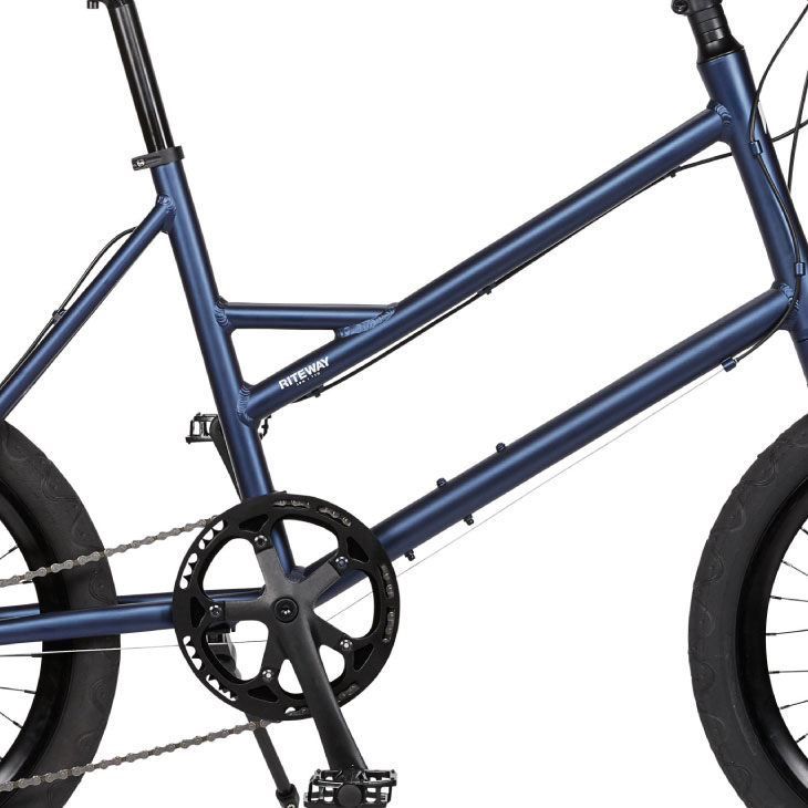 (特典付き!)RITEWAY ライトウェイ GLACIER グレイシア マットネイビー 8段変速 ミニベロ・小径車