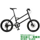 (選べる特典付) RITEWAY ライトウェイ GLACIER グレイシア マットブラック 8段変速 ミニベロ・小径車