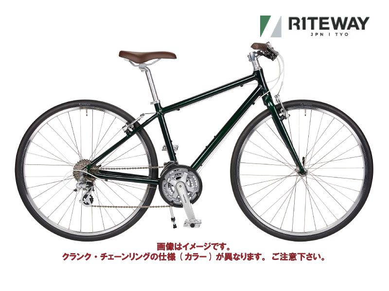 選べる特典付 2024 RITEWAY ライトウェイ SHEPHERD CITY シェファードシティ グロスダークオリーブ 24段変速 クロスバイク