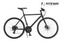 (選べる特典付) RITEWAY ライトウェイ SHEPHERD DISC シェファードディスク マットブラック 2×8S クロスバイク