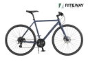 (選べる特典付) RITEWAY ライトウェイ SHEPHERD DISC シェファードディスク マットネイビー 2×8S クロスバイク