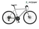 (選べる特典付) RITEWAY ライトウェイ SHEPHERD DISC シェファードディスク マットグレー 2×8S クロスバイク