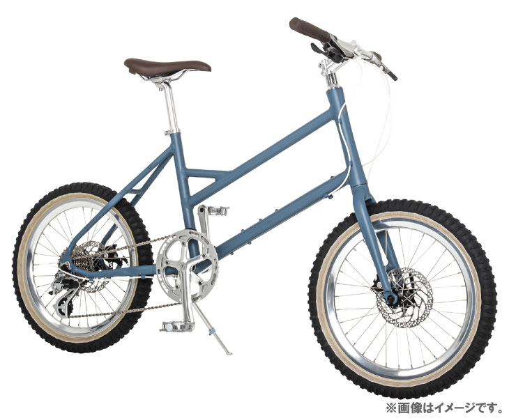 自転車館びーくるの(特典付き!)RITEWAY ライトウェイ GLACIER BLOCK グレイシアブロック マットティールブルー 400mm 8段変速 ミニベロ・小径車｜アングル3