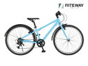 2025 RITEWAY ライトウェイ ZIT 24 ジット24 マットスカイブルー 6段変速 ジュニアバイク