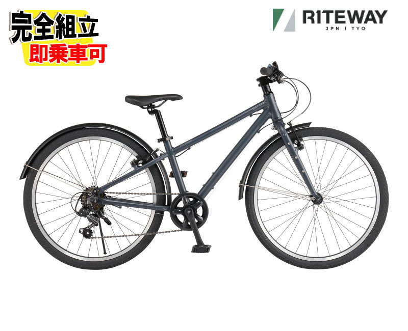 2025 RITEWAY ライトウェイ ZIT 24 ジット24 マットブラックグレー 6段変速 ジュニアバイク