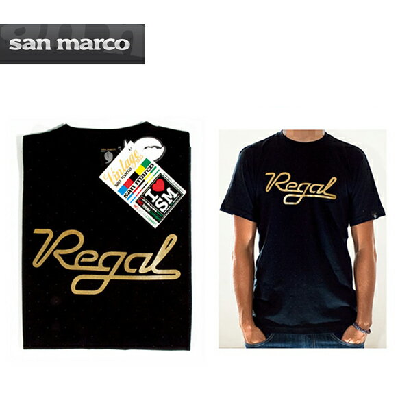 (メーカー在庫限り)(メール便対応商品)san marco サンマルコ WEAR ウェア REGAL T-shirt リーガルTシャツ