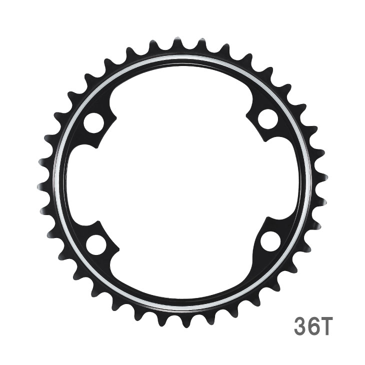 SHIMANO シマノ DURA-ACE デュラエース CHAINRING チェーンリング 36T FC-R9100/FC-R9100-P用 52-36T用(Y1VP36000)(4524667935865)