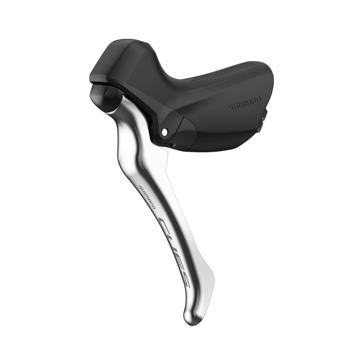 SHIMANO シマノ CUES キューズ BL-U3030-L フロントシングル用 ポリッシュシルバー 左レバーのみ 機械式ブレーキレバー(EBLU3030LS)(4550170823832)