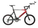 (選べる特典付) TERN ターン SURGE PRO サージュプロ 2トーン ブラック/レッド 2×10S ミニベロ・小径車