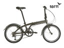 TERN ターン LINK A7 リンクA7 ガンメタル/サテンガンメタル 7段変速 折り畳み自転車