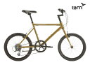 (500サイズ在庫あり)(選べる特典付) TERN ターン CREST クレスト カーキ 8段変速 ミニベロ 小径車