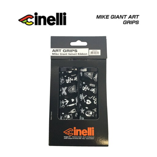 cinelli チネリ GRIP グリップ MIKE GIANT ART GRIPS マイク ジャイアント アートグリップ ブラック(205018-000010) cinelli チネリ GRIP グリップ MIKE GIANT ART GRIPS マイク ジャイアント アートグリップ ブラック(205018-000010)