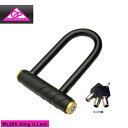 (GIZA) ギザ LOCK ロック WL895 Alloy U-Lock アルミUロック ブラック(LKU02300)(4935012310334)