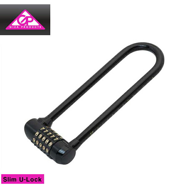 (GIZA) ギザ LOCK ロック Slim U-Lock スリムUロック ブラック(LKU02500)(4935012311065)