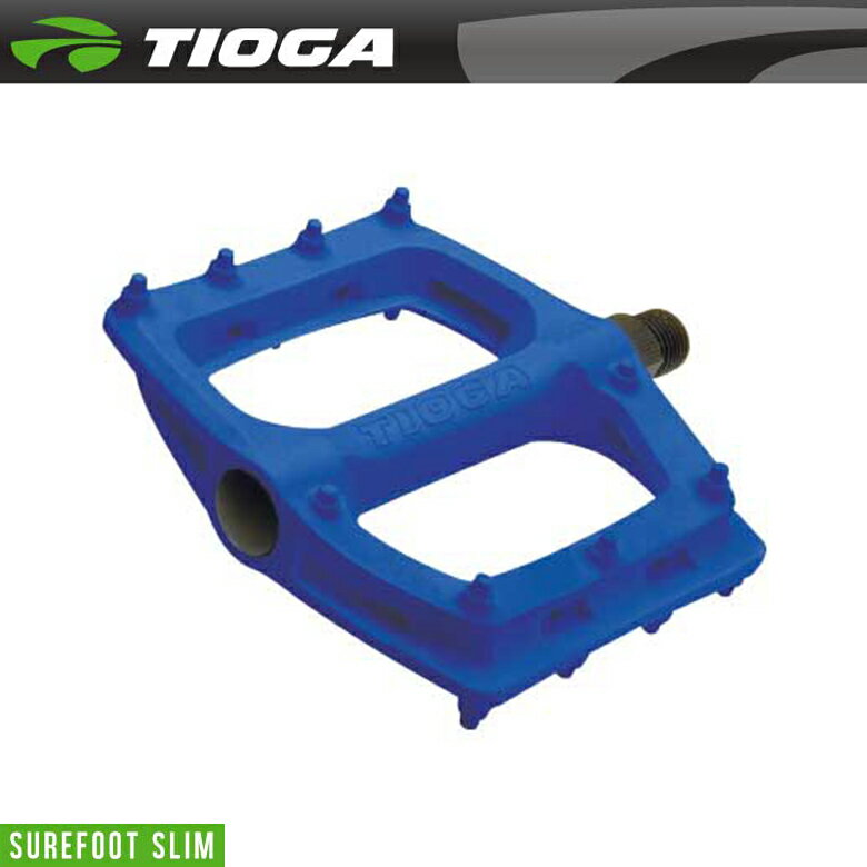 TIOGA タイオガ PEDAL ペダル SureFoot Slim シュアーフットスリム ブルー(左右ペア)(PDL12302)(4935012032915)