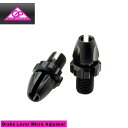 (即納)(メール便対応商品)GIZA ギザ Brake Lever Micro Adjuster ブレーキレバーマイクロアジャスター ブラック(2個入り)(YB...