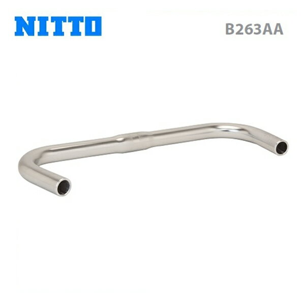 (即納あり)NITTO 日東 ロード アルミハンドルバー B263AA 25.4mm シルバー