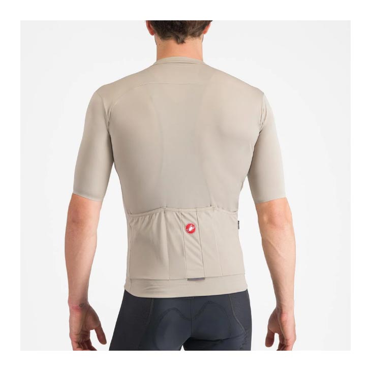 自転車館びーくるの(即納)CASTELLI カステリ PROLOGO LITE JERSEY プロロゴ ライト ジャージ CLAY/GUNMETAL GRAY(型番：4524009)半袖ジャージ メンズ｜アングル2