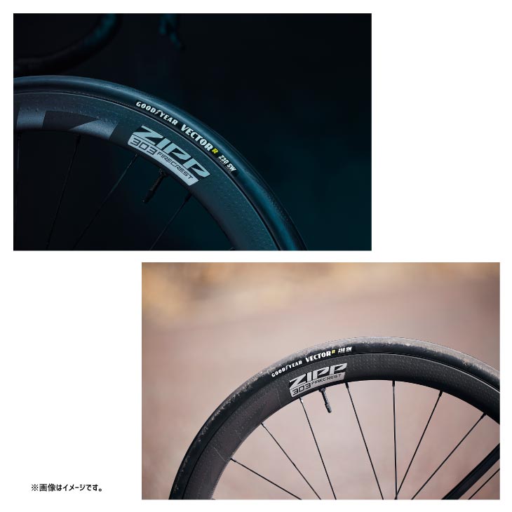 ZIPP ジップ × GOODYEAR VECTOR R Z30 SW TUBELESS TIRE グッドイヤー ベクターR 7...