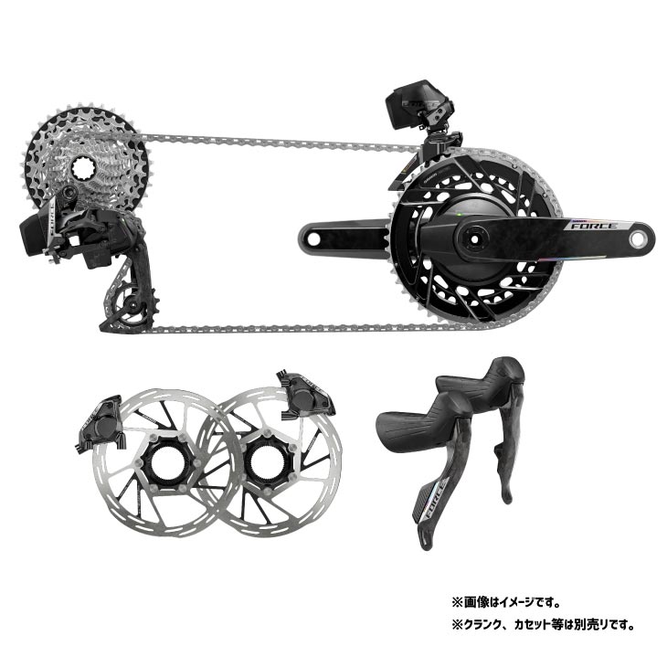 SRAM ����� FORCE AXS E1 GROUPSET 2X HRD �ե����� �������� E1 ���롼�ץ��å�(710845919640)