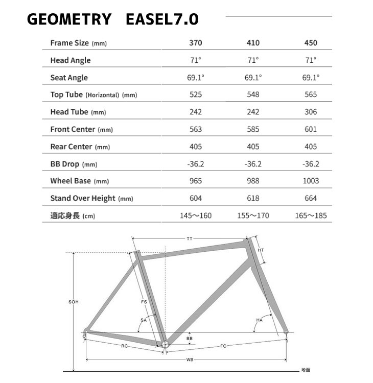 自転車館びーくるの2026 LOUIS GARNEAU ルイガノ EASEL7.0 BAA イーゼル7.0 BAA LGパールホワイト 小径車・ミニベロ｜アングル3