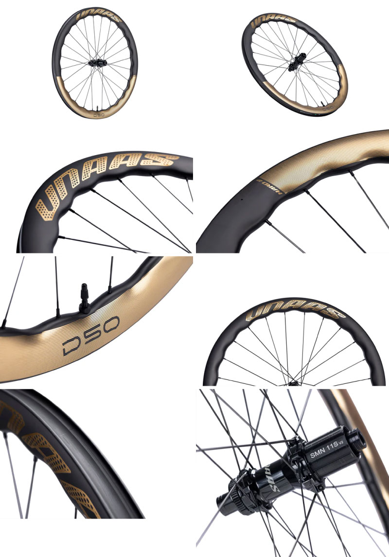 UNAAS HARD2 WHEELSET ウナス ハード2 ディスク仕様 前後ホイールセット シマノロ...