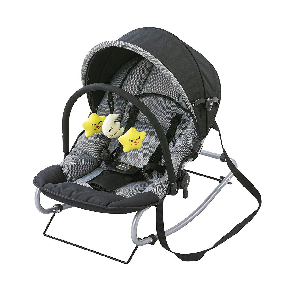 カトージ ベビーバウンサー NewYorkBaby ブラック 039000【送料無料（北海道・沖縄県除く）！クレジットOK！】カトージ　バウンサー　ベビーのサムネイル