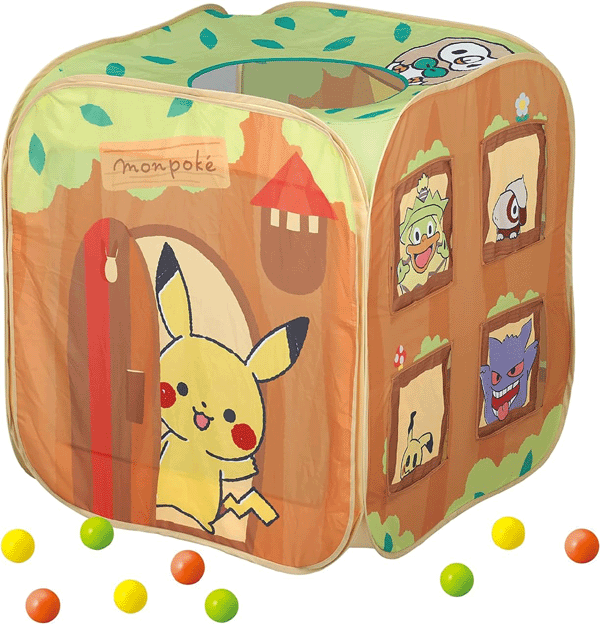 トイローヤル モンポケ ボールハウス 6074【Toy royal】ボール遊び テント遊び おうち遊び トンネル遊び 室内遊び テント 1歳 2歳 誕生日プレゼントのサムネイル
