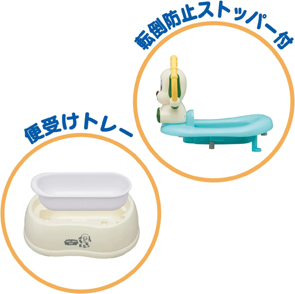 ローヤル ワンワンのおまる【トイ ローヤル】おまる 補助便座 踏み台 ワンワン トイレトレーニング いないいないばあ 男の子 女の子