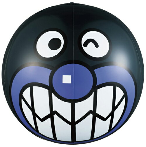 <ネコポス→送料無料!> 314627 アンパンマン顔ボール ばいきんまん【代引・日時指定不可】・【セール期間限定】【包装・熨斗不可】 おもちゃ