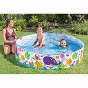 INTEX 56452 オーシャンプレイスナップセットプール 【プール】 子ども 水遊び 子供 こども キッズ 家庭用プール 簡単組立