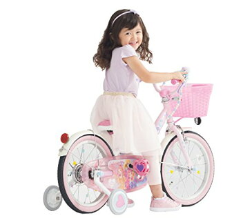 アイデス プリンセス ゆめカワ 16インチ ピンク ＜完成品＞★今なら自転車カバープレゼント！【包装不可】アイデス　ides　子供用自転車