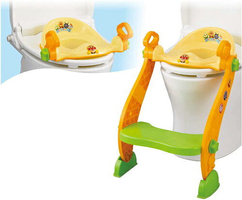アンパンマン 2WAYでつかえる ステップ付き補助便座【アガツマ】