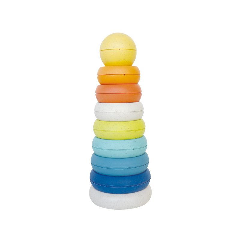 ecomugi ( エコムギ ) スタッキングタワーサークルSTACKING TOWER CIRCLE エド インター 知育玩具 つみき ギフト 誕生日プレゼント