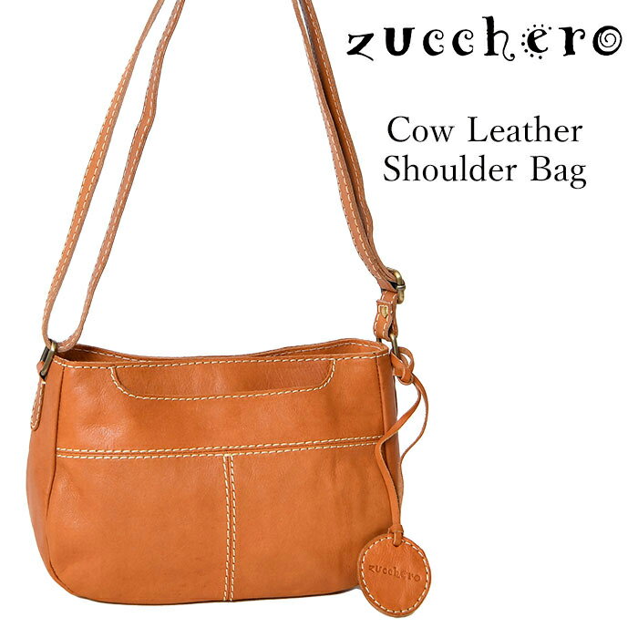 Rakuten - zucchero ズッケロ 送料無料 49531 本革 ヌメ革 ショルダーバッグ 肩掛け 斜め掛け レディース バッグ レザー ショルダー バッグ 牛革 鞄 通勤 通学 カジュアル