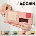 MOOMIN ムーミン 財布 牛革 本革 かぶせ蓋 長財布 82001 82004 82007 82010 パッチワーク 長財布 スナフキン リトルミイ ニョロ...