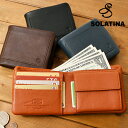 SOLATINA ソラチナ SW-60103 メンズ財布 仔牛 短財布 二つ折り 二つ折り財布 カーフレザー レザー レザー 本革 牛革 鞄 財布 ソフトレザー メンズ サイフ(4)