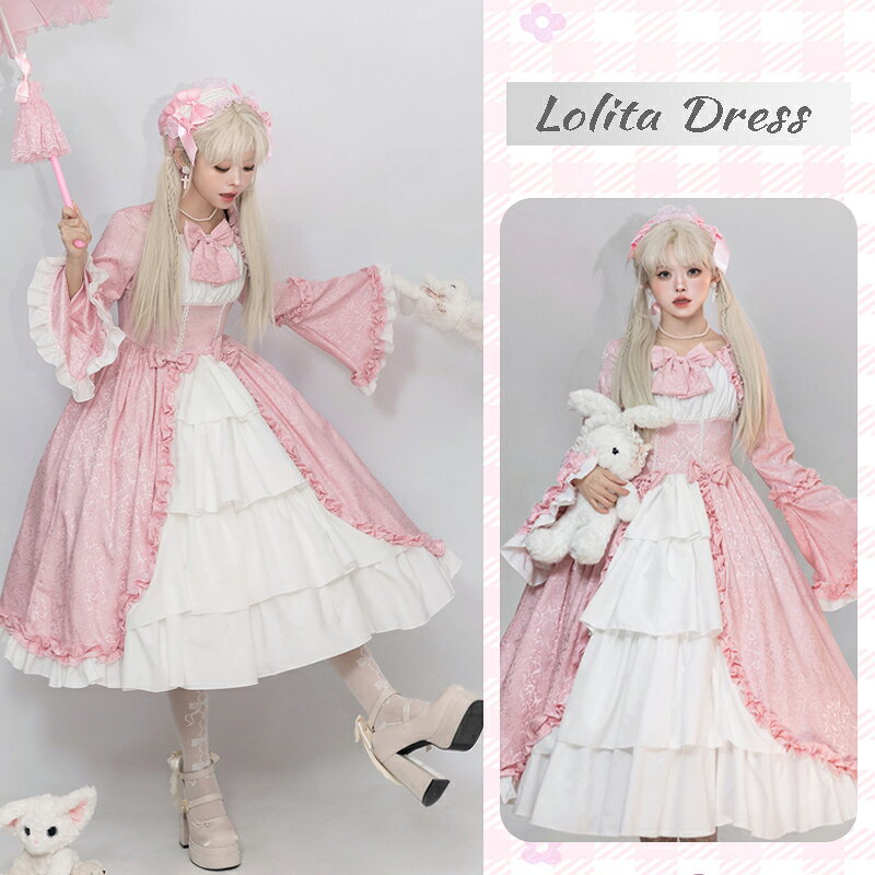 楽天市場】ロリータ 服（カラーピンク）（コスプレ・変装・仮装