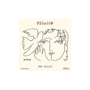 2022年 カレンダー 壁掛け PICASSO FOR PEACE パブロ ピカソ TUSHITA アート 名画 インテリア 令和4年暦