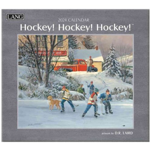 LANG ラング 2024 Calendar 壁掛けカレンダー2024年 Hockey Hockey Hockey DR Laird カントリー 風景 インテリア 令和6年暦 シネマコレクション