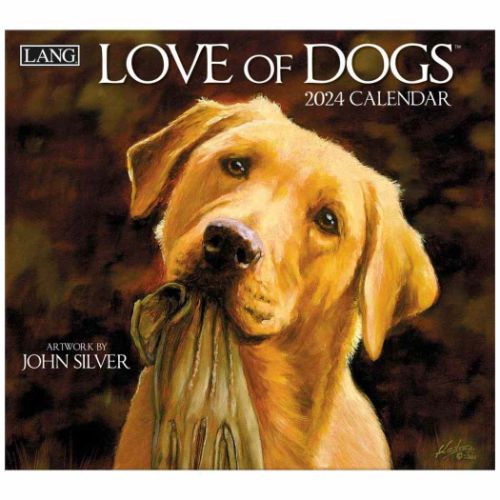 ɳݤ2024ǯ 2024 Calendar LANG  Love Of Dogs John Silver ȥ꡼  ƥꥢ 6ǯ